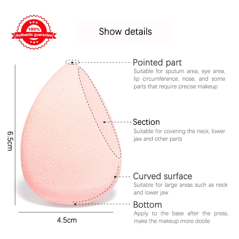 Makeup Blender Cosmetic Puff Makeup Sponge Cushion Foundation Powder Sponge Beauty Tool Women Make Up Accessories