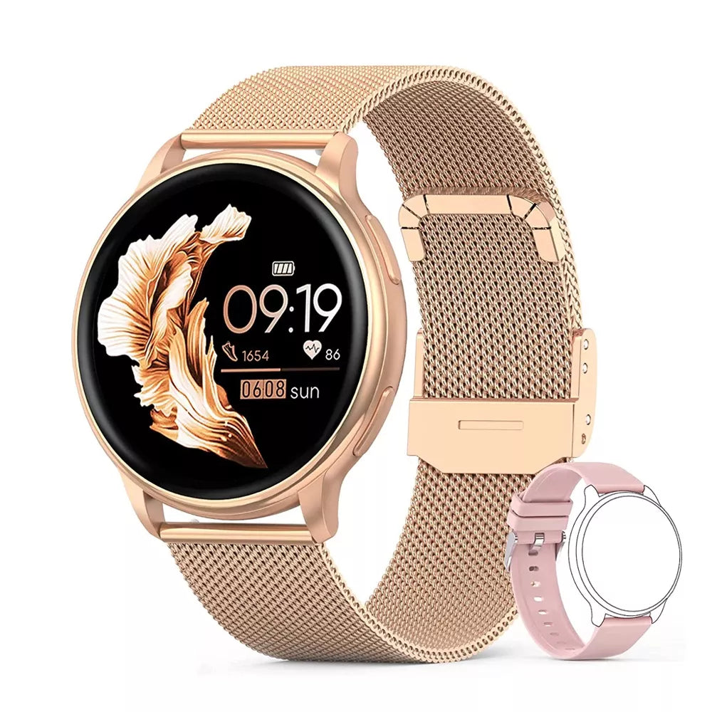 2024 Bluetooth Call Smart Watch Women Custom Dial Watches Men Sport Fitness Tracker Heart Rate Smartwatch For Android IOS