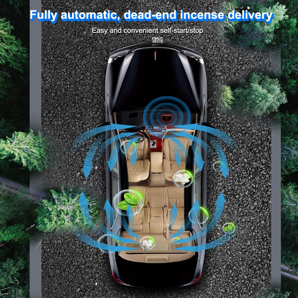 DINPHONE Car Air Freshener Smart Adjust Car Aroma Perfume Essential Oils Diffuser Car Fragrance For Auto Interior Accessories