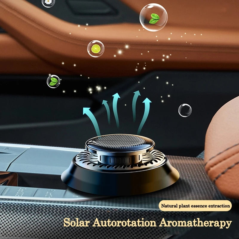 New Electromagnetic Solar Car Fragrance,Car Perfume,interior odor remover essential,Durable Accessories,High-end Car Fragrance