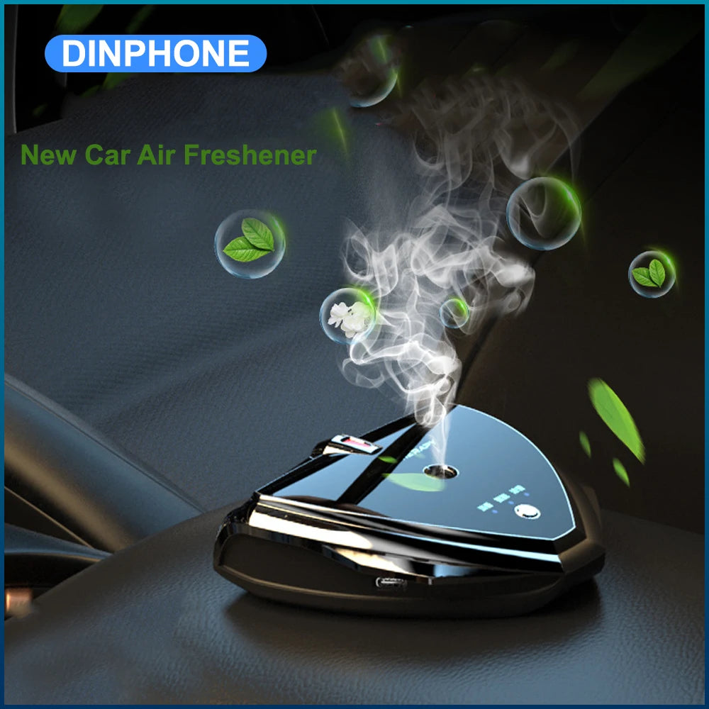 DINPHONE Car Air Freshener Smart Adjust Car Aroma Perfume Essential Oils Diffuser Car Fragrance For Auto Interior Accessories