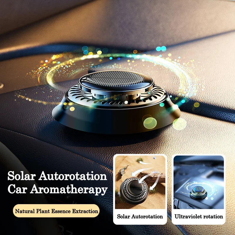 New Electromagnetic Solar Car Fragrance,Car Perfume,interior odor remover essential,Durable Accessories,High-end Car Fragrance