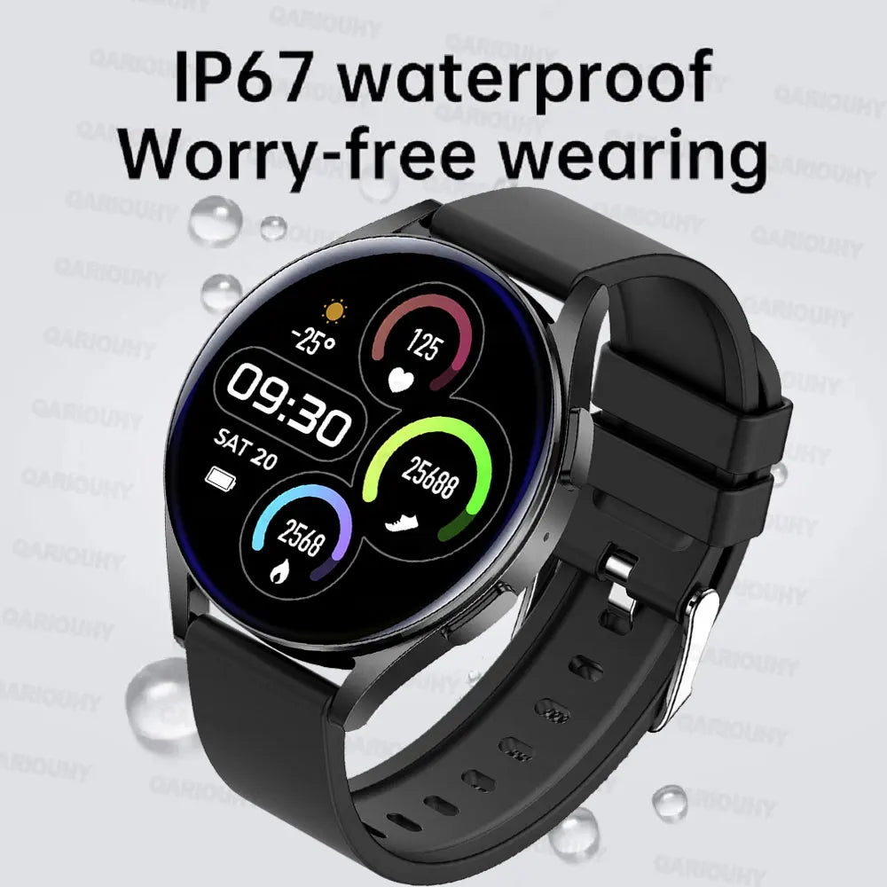 2024 New Smart Watch Men Women for Android IOS Heart Rate Blood Pressure Fitness Tracker Bluetooth Call Women Smartwatch Man