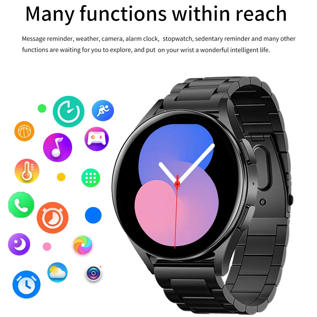 2023 New Smartwatch 6 for Men Full Touch Blood Pressure Blood Oxygen Bluetooth Call Smart Watch Men Women For Android IOS