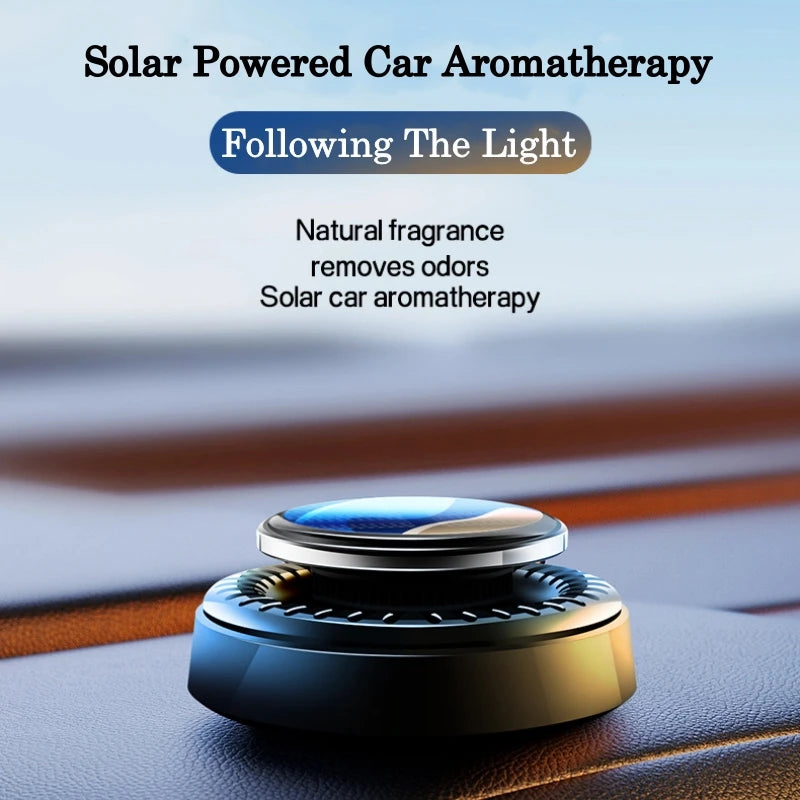 New Electromagnetic Solar Car Fragrance,Car Perfume,interior odor remover essential,Durable Accessories,High-end Car Fragrance