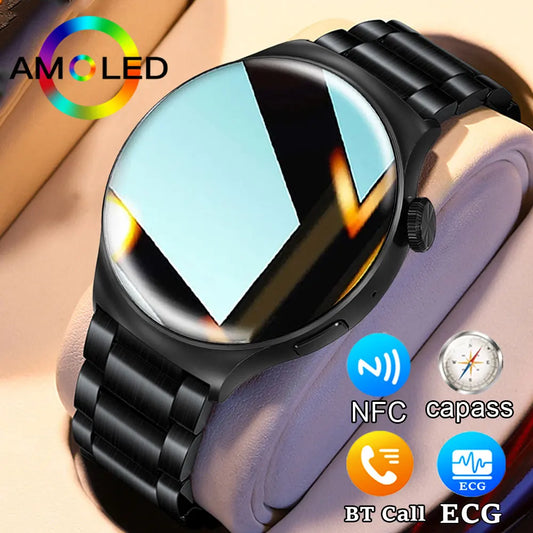 New SmartWatch 4 Women GPS Tracker HD 454*454 Men Smart Watch Compass Bluetooth Call NFC ECG Smartwatch Women For Android IOS